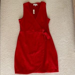 ⭐️Madewell crosshatch side-tie dress